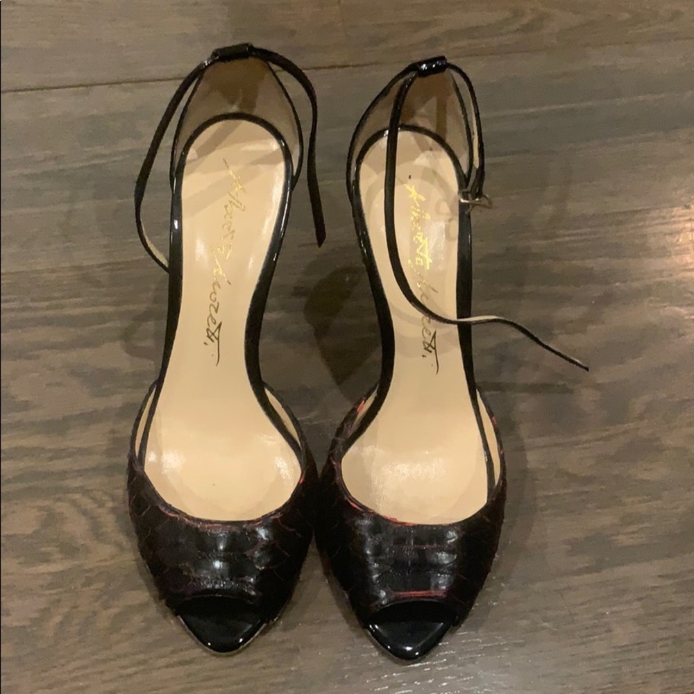 Alberto Moretti ankle strap heels